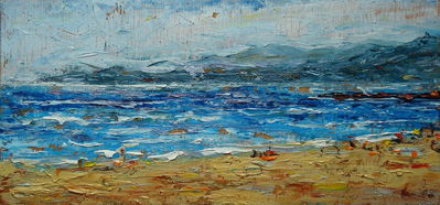 Canet Plage
Oil on board, 15x30
