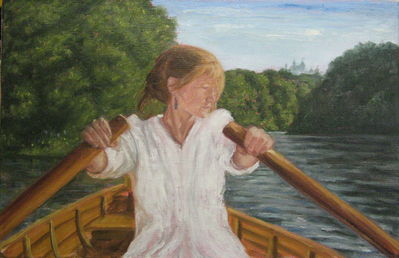 The Lady of Shalott
Oil on canvas, 110x85
