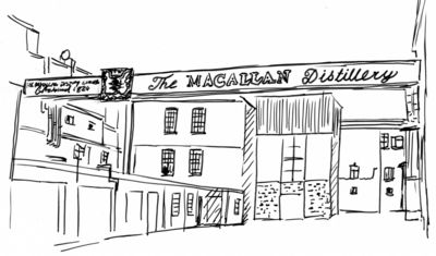 Macallan Distillery
Pen & Ink
Keywords: Macallan