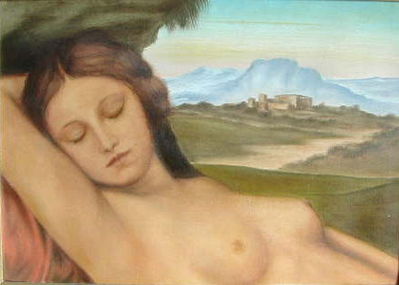 Venere Dormiente - after Giorgione
Oil on Canvas
