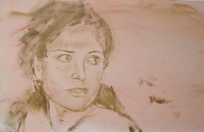 Romina
Oil sketch
