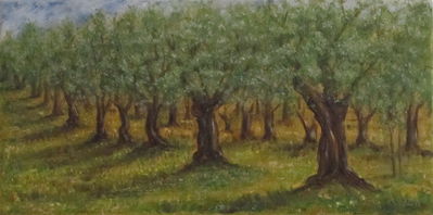 Olive Grove, Umbria
Oil on Canvas 60 x 30 cm
