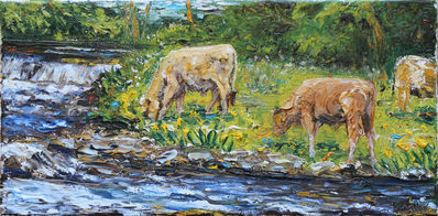 Small Weir, Co. Mayo 
Oil on Canvas, 30x20
